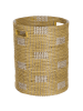 Beliani Korb MONGCAI in /Beige/Gelb - (W) 40 x (H) 50 x (L) 40 cm