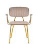 Kayoom Stuhl Giselle 2erSet in taupe