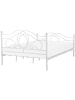 Beliani Doppelbett LYRA in Weiß - (W) 182 x (H) 107 x (L) 209 cm