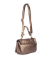 faina Damen Schultertasche Im Metallic-Look in Dunkelgold