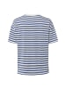 Marie Lund T-Shirt in marine weiß