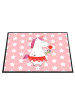 Mr. & Mrs. Panda Schreibunterlage Einhorn Dame ohne Spruch in Rot Pastell