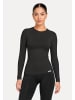 SMILODOX Longsleeve Seamless Lyana in Schwarz
