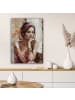 MuchoWow Leinwand bilder Träumendes Porträt (BxH)