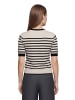 Betty Barclay Feinstrickpullover kurzarm in Patch Beige/Black
