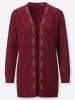 WITT WEIDEN Strickjacke in dunkelrot