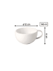 Villeroy & Boch 6er Set Kaffeetasse NewMoon in Weiß 190 ml in weiß