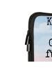 Mr. & Mrs. Panda Laptop Case Orca Zylinder Design mit Spruch in Weiß