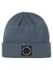 Petrol Industries Logo-Strickbeanie Steelpoint in Blau