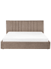 Beliani Doppelbett TARASCON in Beige - (W) 198 x (H) 103 x (L) 214 cm