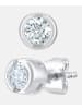 Diamant L'éternel Ohrringe aus 375 Weißgold mit Diamant