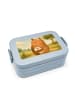 Mr. & Mrs. Panda Bentobox Bär Vermissen Design ohne Spruch in Blau Pastell