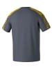 erima T-Shirt in slate grey/gelb
