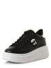 Karl Lagerfeld Sneaker aus Leder in schwarz