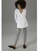 Aniston SELECTED Longbluse in weiß
