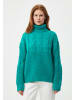 Finn Flare Langarmpullover Strick in green