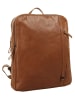 SPIKES & SPARROW Rucksack echt Leder in cognac