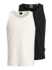 Jack & Jones 2er-Pack Tanktop in Cloud Dancer
