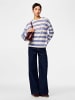 Pieces Langarmshirt in Hydrangea