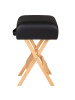 tectake Sitzhocker mit 2 Lagerungsrollen