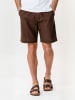 TeeShoppen Shorts Linen Blend in Coffee