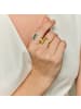 Luxenter Ring  mit Silberfinish – Alphabet
