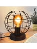 ZMH Tischleuchte in schwarz 1-flammige E27 Vintage Metall