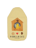 Mr. & Mrs. Panda Wärmflasche Vogel Haus mit Spruch in Gelb Pastell