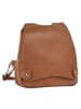 Cluty Rucksack echt Leder in cognac
