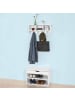 SoBuy Wandgarderobe in Weiß - (B)60 x (H)23 x (T)15cm