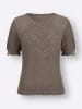 WITT WEIDEN Ajourpullover in taupe