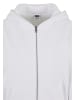 Urban Classics Urban Classics Ladies Fluffy Zip Cardigan in white