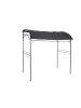 relaxdays Grill Pavillon in Anthrazit - (B)220 x (H)220 x (T)150 cm