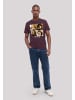 F4NT4STIC T-Shirt The Beatles in maroon