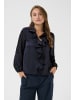 SAINT TROPEZ Langarm-Bluse LodisaSZ Gerade Passform in Night Sky