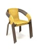 VCM  2er Set Bistrostuhl Balkon Gartenstuhl in Gelb