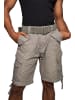 Normani Outdoor Sports Sommer-Shorts „Sonora“ mit Gürtel „Wadi“ in Khaki