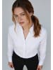 More & More Stretchbluse in white
