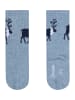 Sterntaler Socken 3er-Pack Hirsch in helles blau