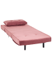 Beliani Einzelsofa VESTFOLD in Rosa/Gold - (W) 85 x (H) 81 x (L) 80 cm