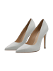 DreiMaster Klassik Damen Leder Pumps in Creme