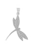 Adeliás Damen Anhänger Libelle aus 925 Silber mit Zirkonia in silber