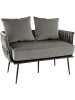 COSTWAY 2-Sitzer Sofa in Grau