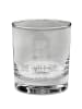 Mr. & Mrs. Panda Whiskyglas Vogelhaus Home mit Spruch in Transparent