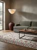 KADIMA DESIGN Teppich Wolle Handgetuftet SOAR Klassisch Orientmuster Floral Suzani in Rot-Blau