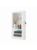SONGMICS Schmuckschrank in Weiße-Greige - (B)37 x (H)67 x (T)10 cm