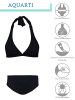 Aquarti Mädchen Bikini Set Zweiteilig Bikinislip Bustier in schwarz Modell 4