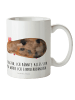 Mr. & Mrs. Panda Kaffeetasse Einhorn Meerschweinchen mit Spruch in Weiß