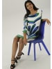 Aniston SELECTED Jerseykleid in weiß-marine-grün-royalblau-dunkelgrün-hellblau