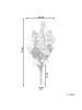 Beliani Künstlicher Blumenstrauß LOURO in Weiß - (W) 35 x (H) 70 x (L) 35 cm